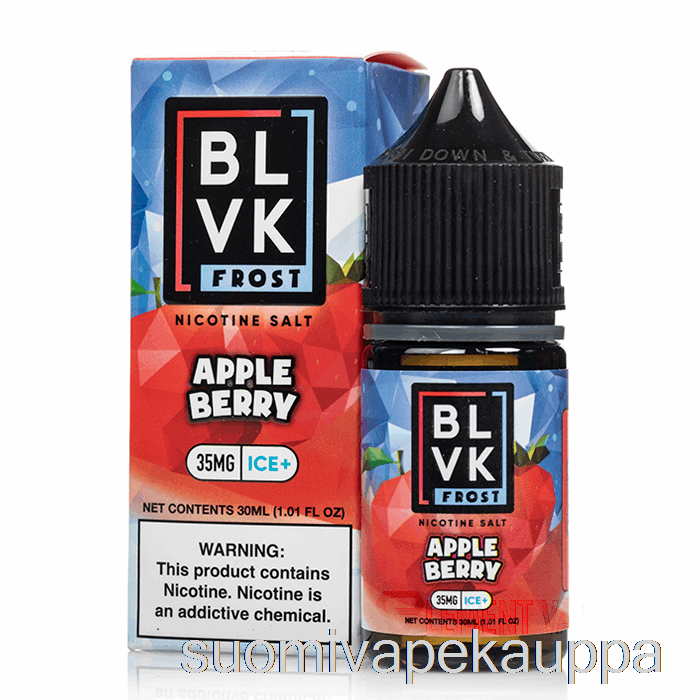 Vape Suomi Omenamarja - Blvk Pakkassuolat - 30ml 35mg